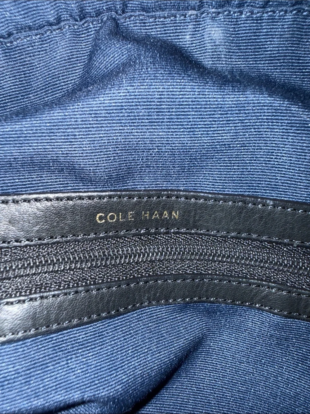 Cole Haan woven leather